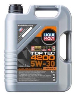 Олива моторна Top Tec 4200 5W-30 5л liqui Moly 8973