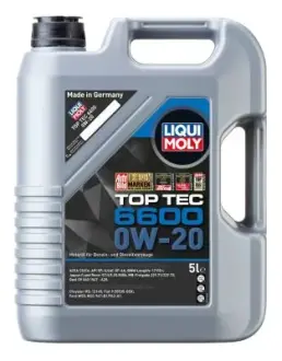 ОЛИВА МОТОРНА TOP TEC 6600 0W-20 5Л liqui moly 21411