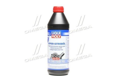 Олива трансміс. Hypoid-Getriebeoil TDL (GL-4/GL-5) 75W-90 (Каністра 1л) liqui Moly 39451407
