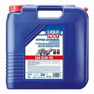 Олива трансмісійна Hypoid-Getriebeol GL5 85W-90 20L liqui Moly 1047