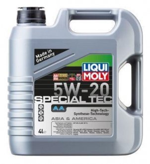 РћР»РёРІР° РјРѕС‚РѕСЂРЅР° Special Tec AA 5W-20 4Р» liqui Moly 7658