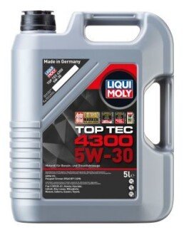 РћР»РёРІР° РјРѕС‚РѕСЂРЅР° Top Tec 4300 5W-30 5Р» liqui Moly 2324