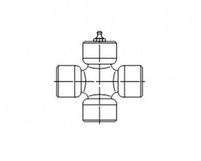 Хрестовина карданного валу lobro U080
