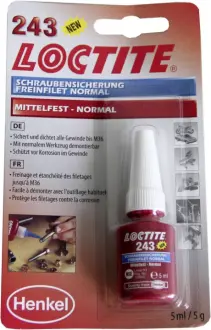 ЛОКТАЙТ 243 BC 5ML DE/FR Клей loctite 1370555