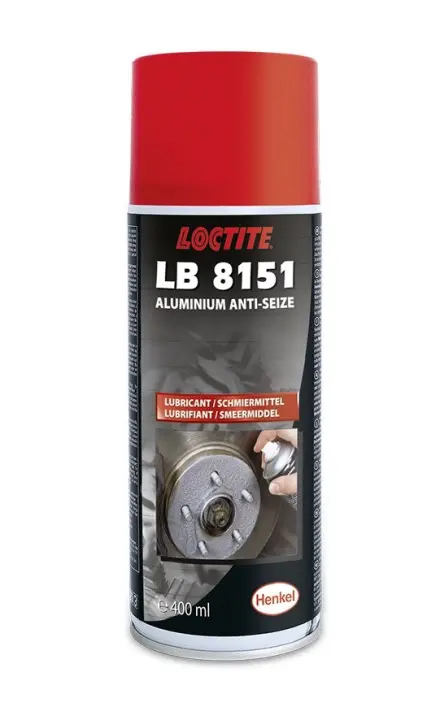 Мастило-спрей антизадирне з алюмінієм LB 8151 400мл loctite 2758893