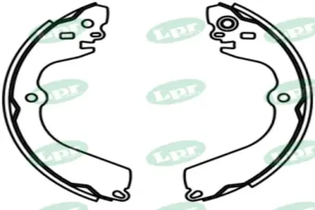 Колодки ручного (стоячого) тормоза LPR 01118