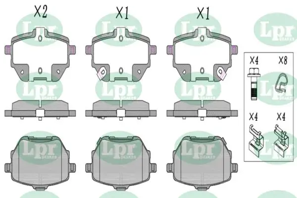 Тормозные колодки LPR 05P2251K