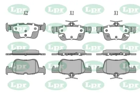 - Гальмівні колодки до дисків LPR 05P2356 Форд S-Max