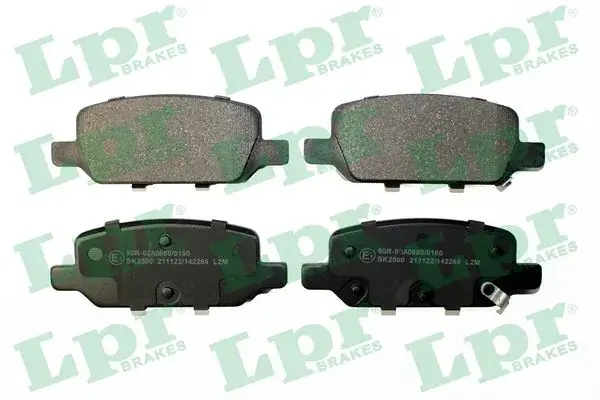 Колодки ручного (стоячого) тормоза LPR 05P2266