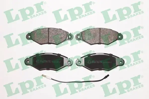 Передні тормозні (гальмівні) колодки LPR 05P1106 (фото 1)