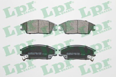 Передние тормозные колодки lpr 05P1222 на Hyundai Гетц