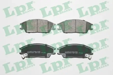 Передние тормозные колодки LPR 05P1222 Hyundai Гетц