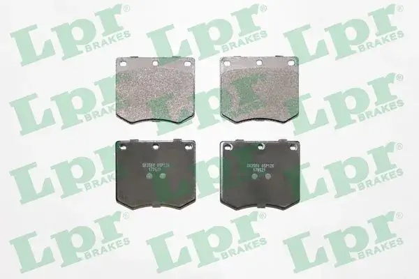 Передні тормозні (гальмівні) колодки LPR 05P126 (фото 1)