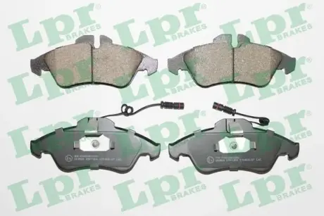 Передние тормозные колодки LPR 05P1304 Фольксваген Лт 35