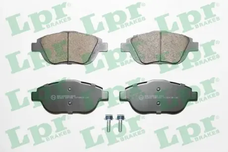Передні тормозні (гальмівні) колодки LPR 05P1590 Ситроен С3 пикассо
