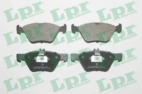 Передні тормозні (гальмівні) колодки LPR 05P406 (фото 1)