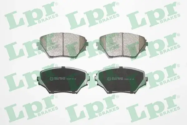 Передні тормозні (гальмівні) колодки LPR 05P958 (фото 1)