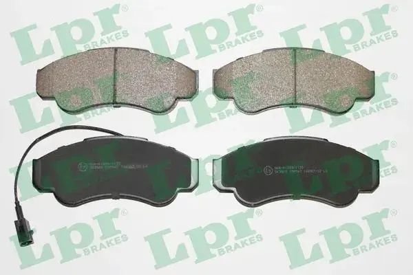 Передні тормозні (гальмівні) колодки LPR 05P967 (фото 1)
