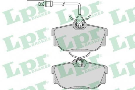 Задні тормозні (гальмівні) колодки lpr 05P1699
