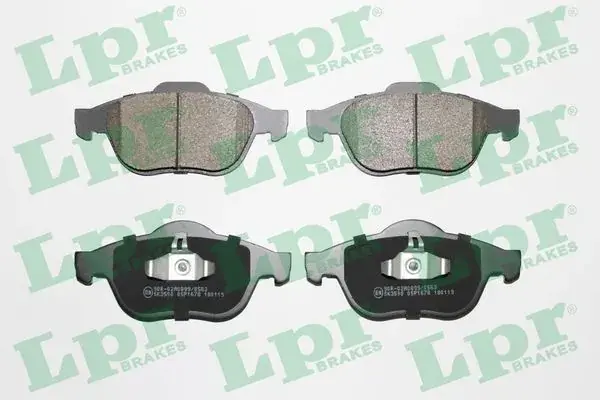 Тормозні (гальмівні) колодки LPR 05P1678 (фото 1)
