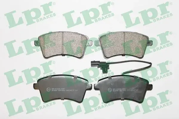 Тормозні (гальмівні) колодки LPR 05P1800 (фото 1)