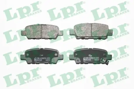 Тормозные колодки LPR 05P1862 Ниссан Murano z52