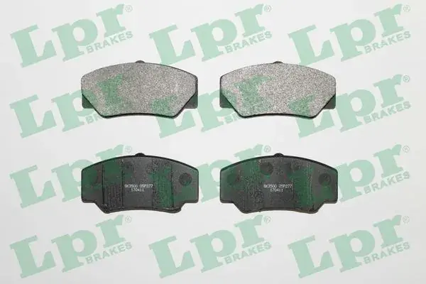 Тормозні (гальмівні) колодки LPR 05P277 (фото 1)