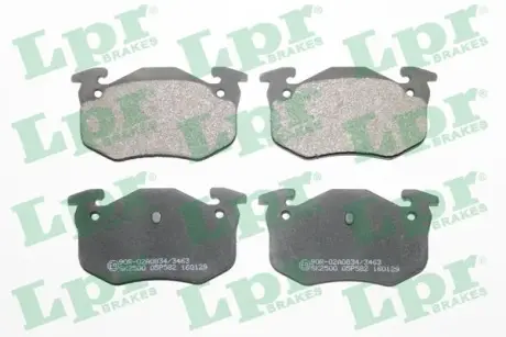 Тормозні (гальмівні) колодки LPR 05P582