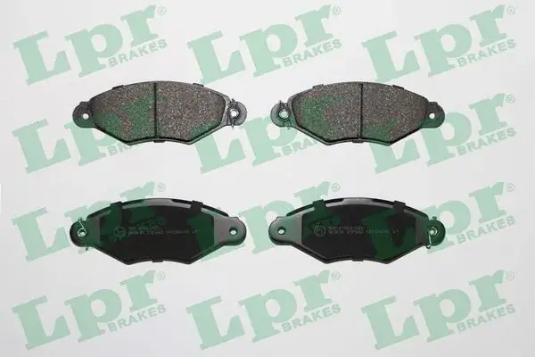 Передні тормозні (гальмівні) колодки LPR 05P662 (фото 1)