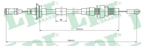 Трос акселератора lpr C0005A