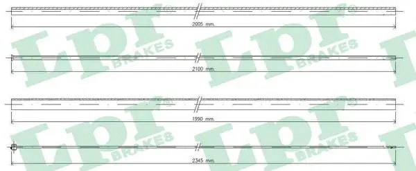 Трос акселератора LPR C0036A