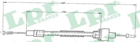 Трос зчеплення lpr C0094C