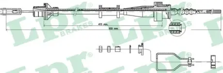 Тросик сцепления LPR C0114C Ниссан