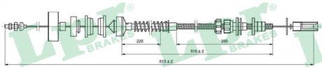 Тросик сцепления lpr C0175C