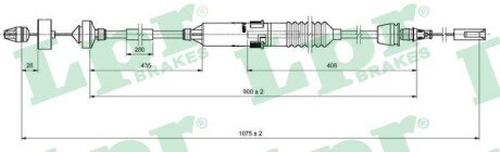 Трос зчеплення lpr C0198C