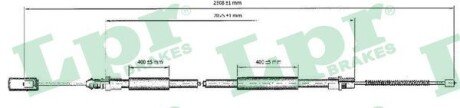 Тросик стояночного тормоза lpr C0211B