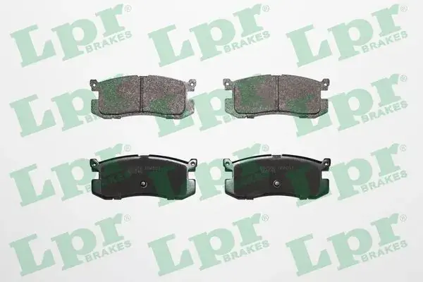 Задні тормозні (гальмівні) колодки LPR 05P037 (фото 1)