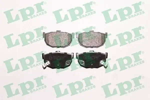Задні тормозні (гальмівні) колодки LPR 05P089 (фото 1)