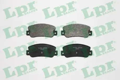 Задні тормозні (гальмівні) колодки LPR 05P095 Фиат Крома 154