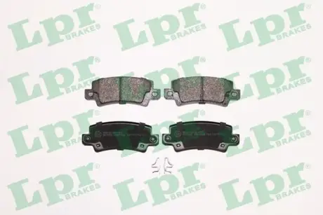Задні тормозні (гальмівні) колодки LPR 05P1068 Тойота Королла е120