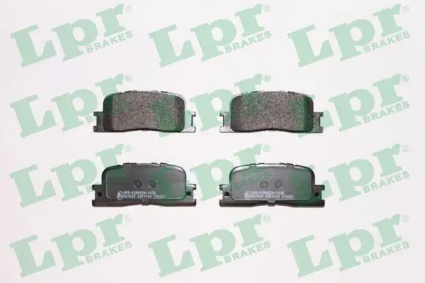 Задні тормозні (гальмівні) колодки LPR 05P1115 (фото 1)