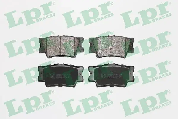 Задні тормозні (гальмівні) колодки LPR 05P1281 (фото 1)