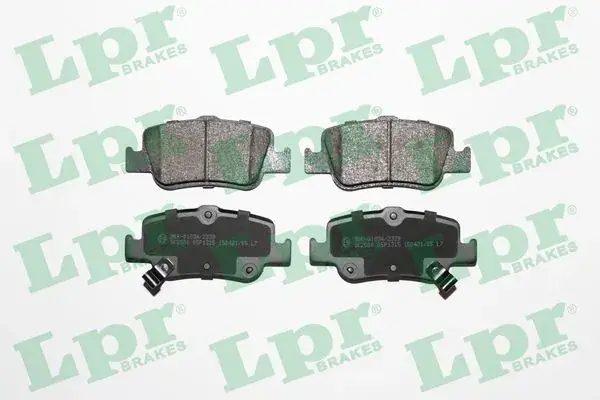 Задні тормозні (гальмівні) колодки LPR 05P1315 (фото 1)