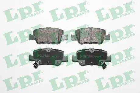 Задні тормозні (гальмівні) колодки LPR 05P1315 Тойота Королла е120