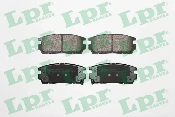 Задні тормозні (гальмівні) колодки LPR 05P1323 (фото 1)