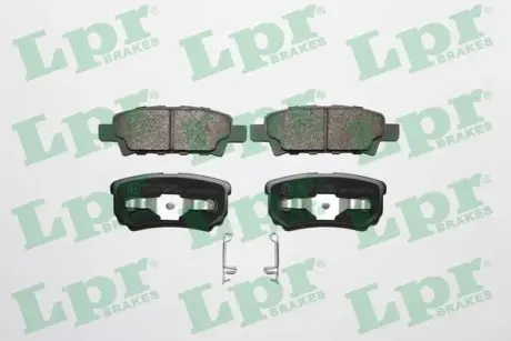 Задні тормозні (гальмівні) колодки LPR 05P1373 Додж Калибр (калибер)