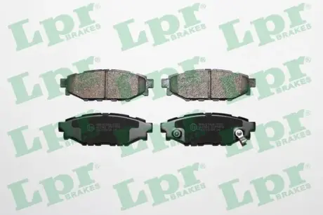Задние тормозные колодки LPR 05P1408 Субару Легаси