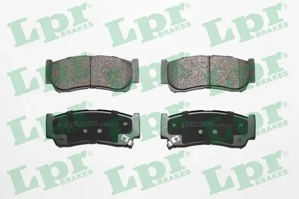 Задние тормозные колодки LPR 05P1417