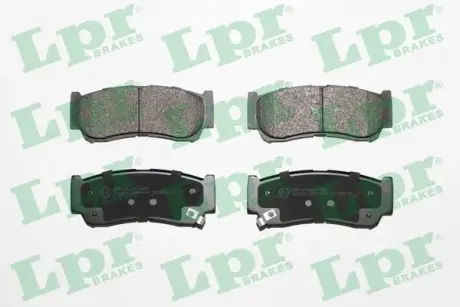 Задние тормозные колодки LPR 05P1417 Hyundai Санта фе 2