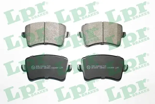 Задние тормозные колодки LPR 05P1489